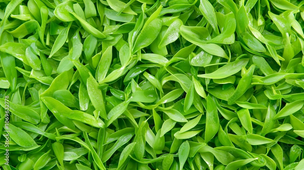Fresh Green Vegetables in Top-Down View Fresh Green Vegetables in Top-Down View
