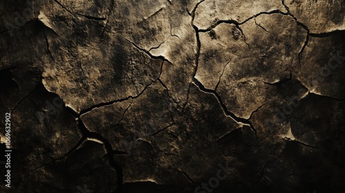 Dry cracked earth texture background.