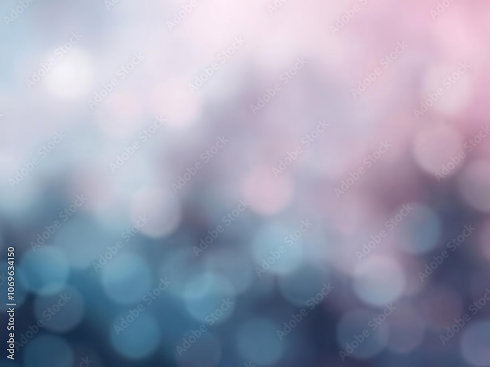 Fototapeta premium Abstract blurred background featuring shades of blue and pink creating a mesmerizing and dreamy atmosphere, smooth, pink