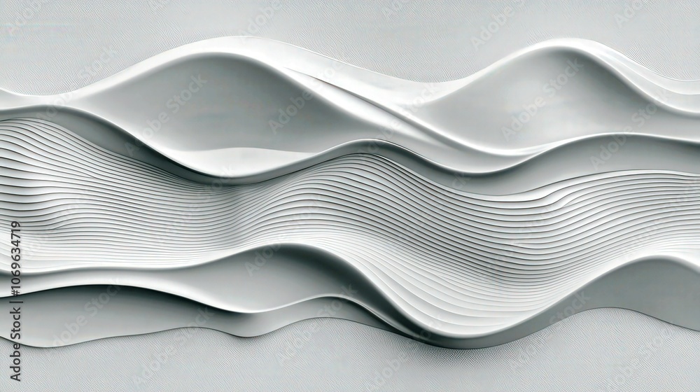 Obraz premium Elegant Abstract White and Colorful Anime Style Artwork - A Modern Digital Design for Creative and Artistic Use