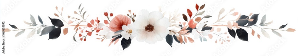 Elegant Floral Border Design for Backgrounds Elegant Floral Border Design for Backgrounds
