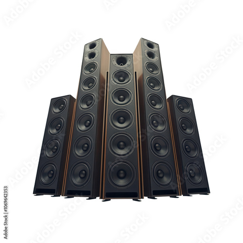 SPEAKERS FOR COMPOSITION OF EVENT FLYERS SHOWS ARTISTS PARTIES