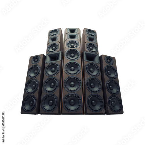 SPEAKERS FOR COMPOSITION OF EVENT FLYERS SHOWS ARTISTS PARTIES