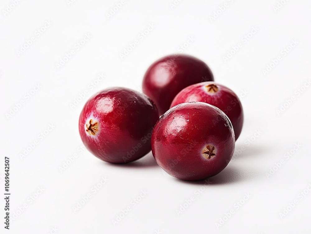 cranberry isolated on white background cranberry isolated on white background