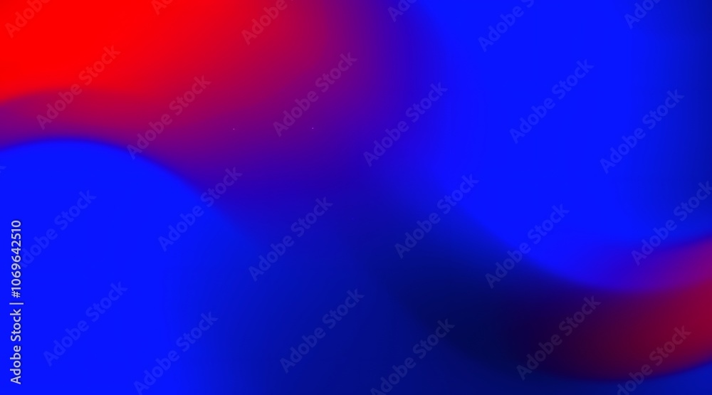 Fototapeta premium Blue and red gradient with white specks suitable for abstract designs, digital art, backgrounds, banners, posters, and website backdrops.