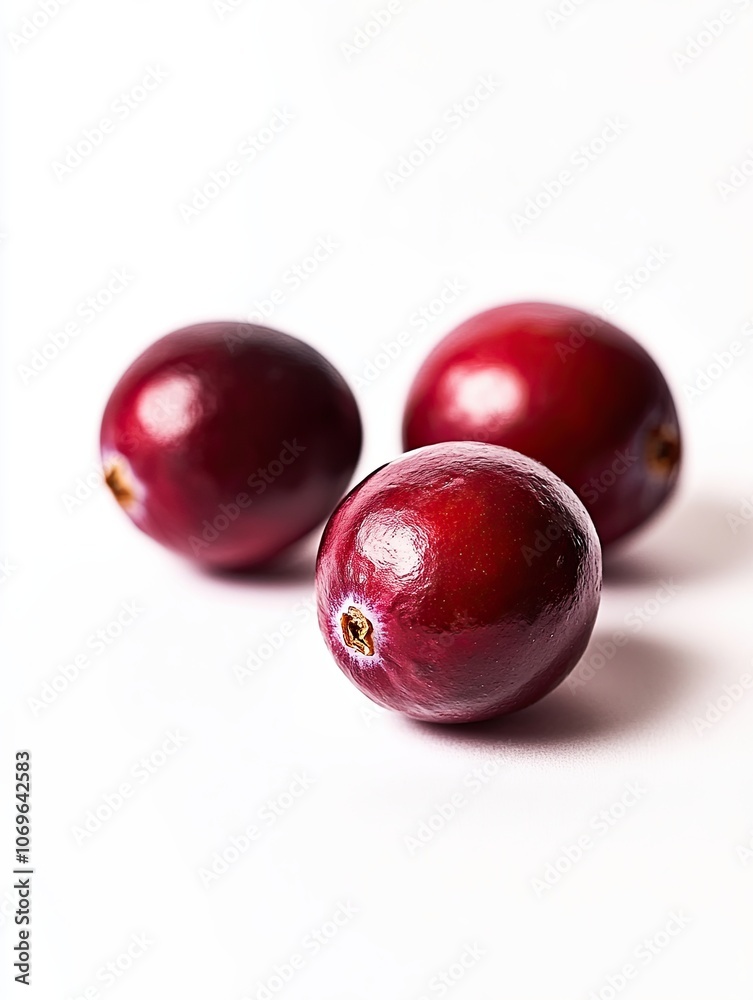 cranberry isolated on white background cranberry isolated on white background