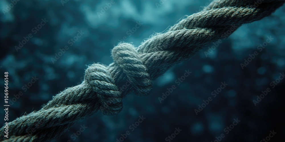 Rope and Chain Underwater Rope and Chain Underwater