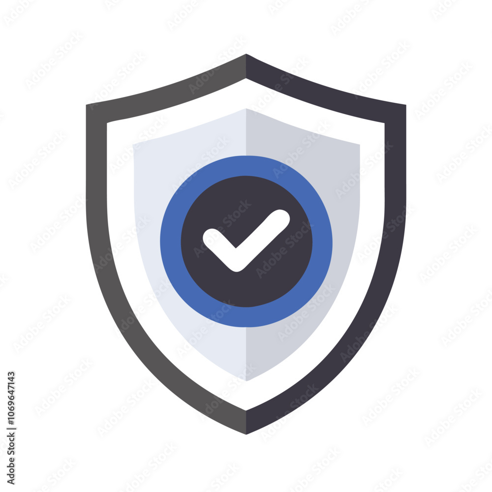 Shield Icon with Dark Check Mark Badge, Modern shield icon featuring a dark check mark, symbolizing verified protection, security, trust, and quality assurance.
Shield Icon with Dark Check Mark Badge, Modern shield icon featuring a dark check mark, symbolizing verified protection, security, trust, and quality assurance.