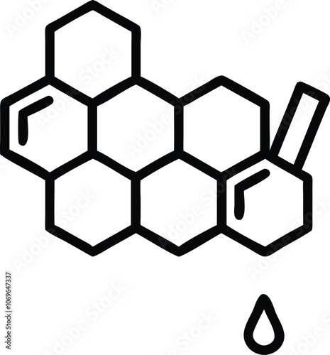 Honey vector icon vector