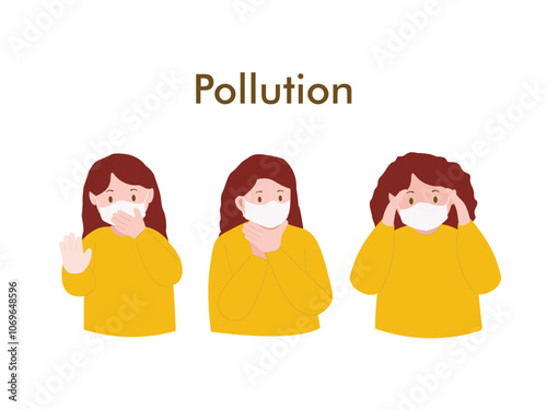 Global warming Illustration for Education