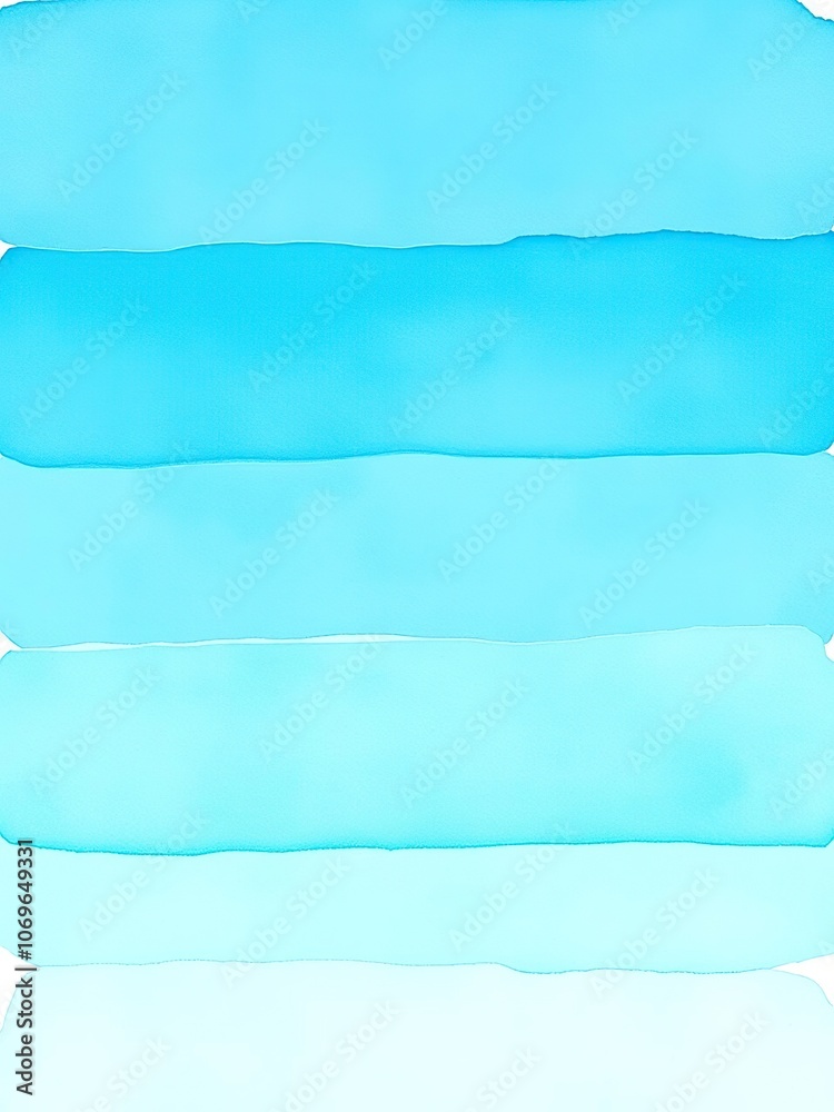 Aquamarine watercolor strip multilayered abstract background, design, abstract