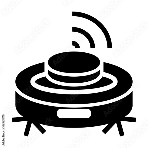 robot vacuum Solid icon