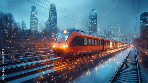 Suburban commuter rail services illustrated as part of daily transit networks.