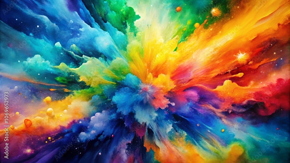 A Cosmic Symphony of Colors A vibrant explosion of celestial hues, swirling and merging in an ethereal dance, painting the canvas with the magic of the universe. A Cosmic Symphony of Colors A vibrant explosion of celestial hues, swirling and merging in an ethereal dance, painting the canvas with the magic of the universe.