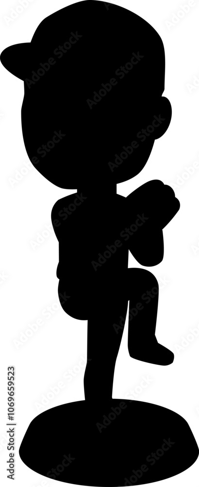 野球のピッチャーボブルヘッド