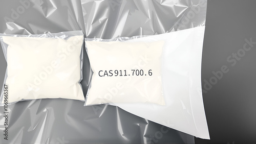 C15H10O6 luteolin CAS 491-70-3 chemical substance in white plastic laboratory packaging photo