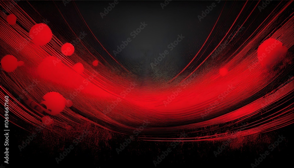 Abstract background with red streaks of light and bokeh effect. Abstract background with red streaks of light and bokeh effect.