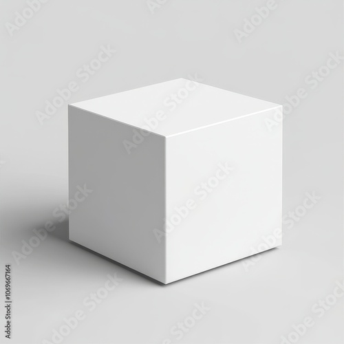 Blank Box Mockup for Creative Display Use