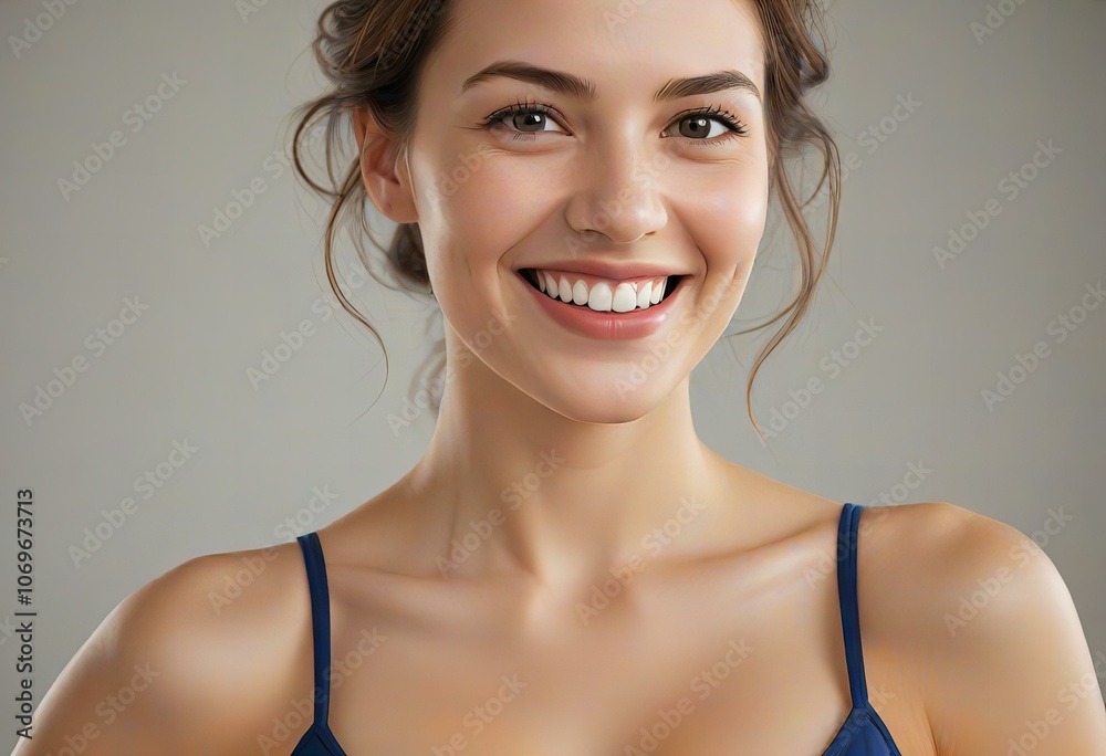 Gifted woman portrait, high quality Gifted woman portrait, high quality