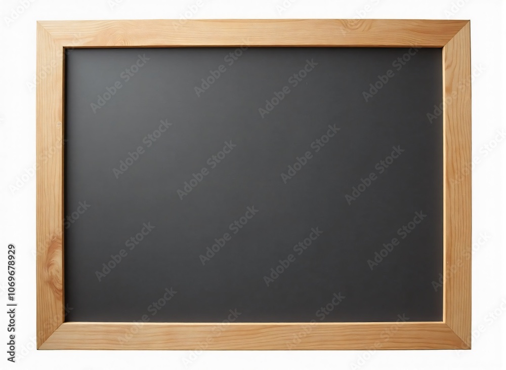 Blank empty Horizontal Black Chalkboard with Wooden Frame, Ideal for Menus, Messages, or Artwork in Restaurants, Cafes, or Homes. Blank empty Horizontal Black Chalkboard with Wooden Frame, Ideal for Menus, Messages, or Artwork in Restaurants, Cafes, or Homes.