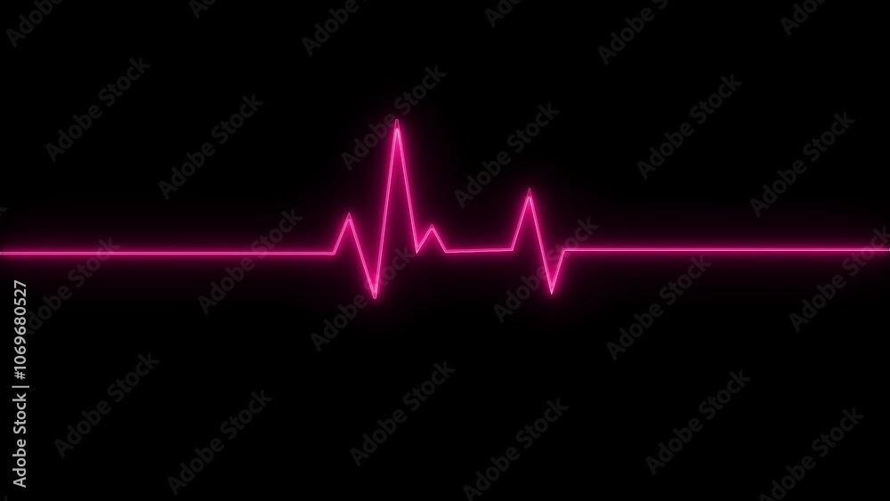 Illustration ECG Heartbeat Display. Illustration ECG Heartbeat Display.
