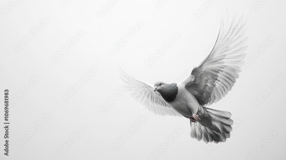 Obraz premium Dove in Flight