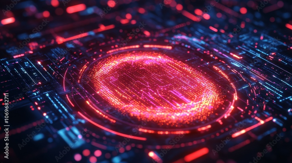 Futuristic glowing digital circuit board. This image is perfect for a website or design project related to technology, innovation, or data. Futuristic glowing digital circuit board. This image is perfect for a website or design project related to technology, innovation, or data.