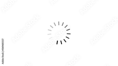 Loading Spinner Icon on Background