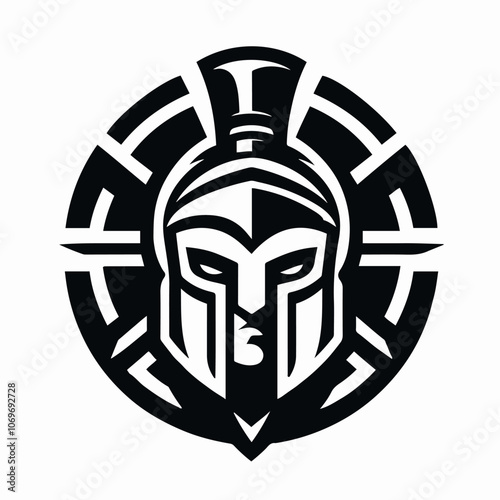 spartan logo illustration