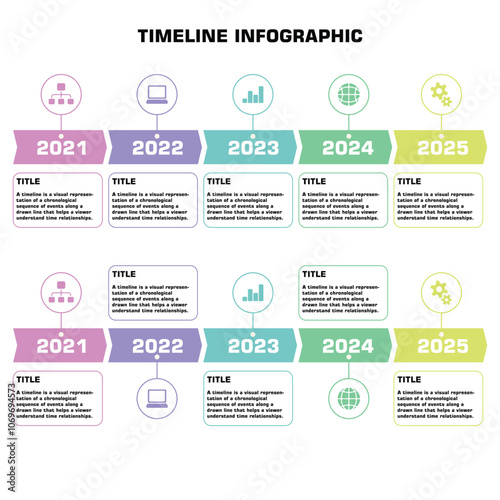 Infographics are graphical visual representations of information, data or science. These charts show complex information concisely and clearly, timeline, history, company, core values, management