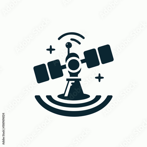 satelite logo illustration