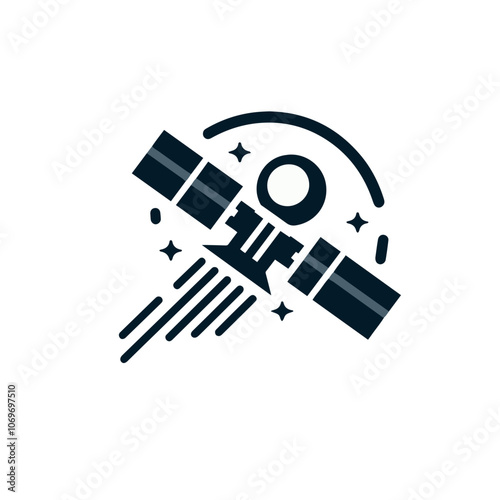 satelite logo illustration