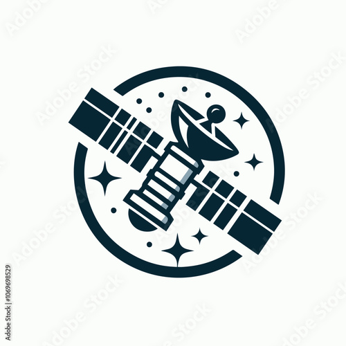 satelite logo illustration