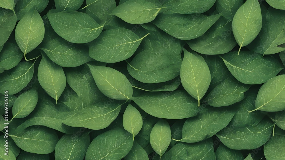 Obraz premium A highly detailed, close-up photograph of intricate leaf texture