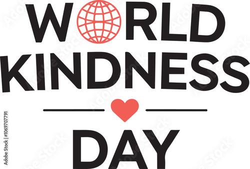 world kindness day typography vector design