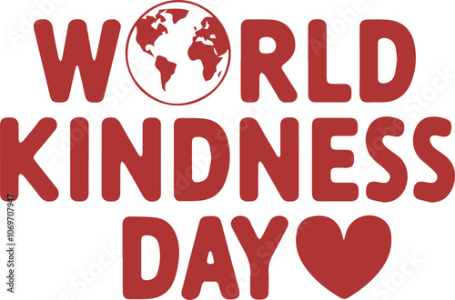 world kindness day typography vector design