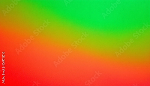 Abstract Green and Orange Gradient Background