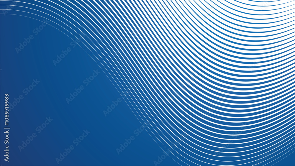 Blue abstract stripes line background vector image Blue abstract stripes line background vector image