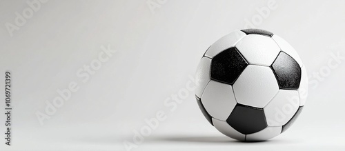 Classic Black and White Soccer Ball