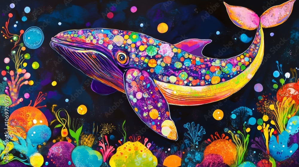 Whale in the sea Whale in the sea