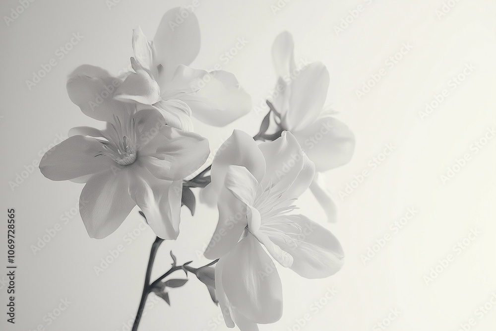 Fototapeta premium Elegant White Floral Arrangement