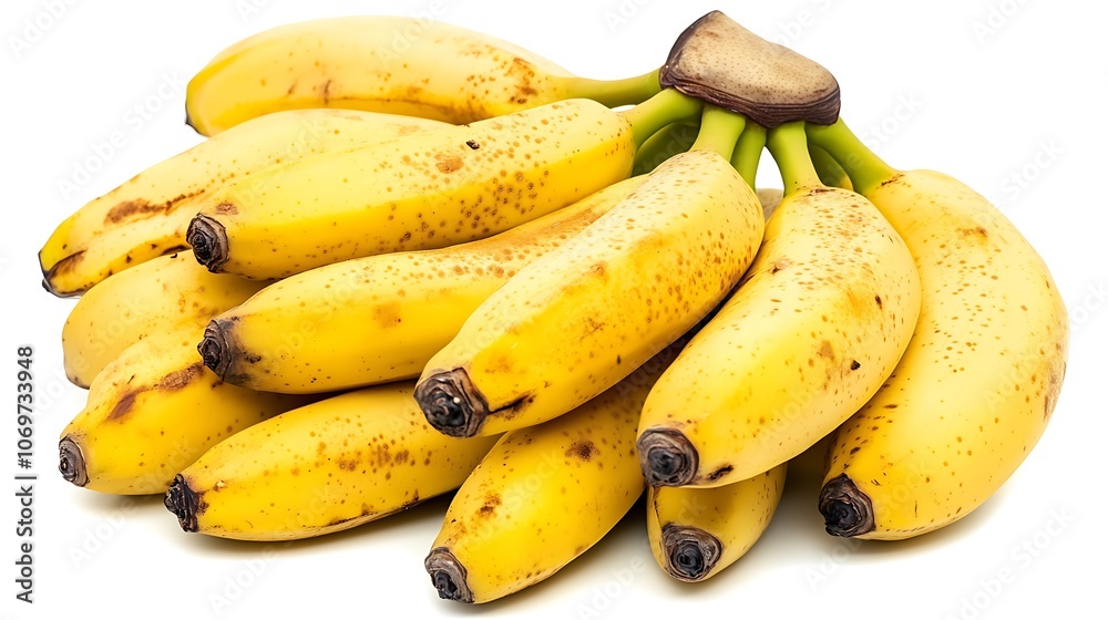 Bunch of Yellow Baby Bananas Bunch of Yellow Baby Bananas