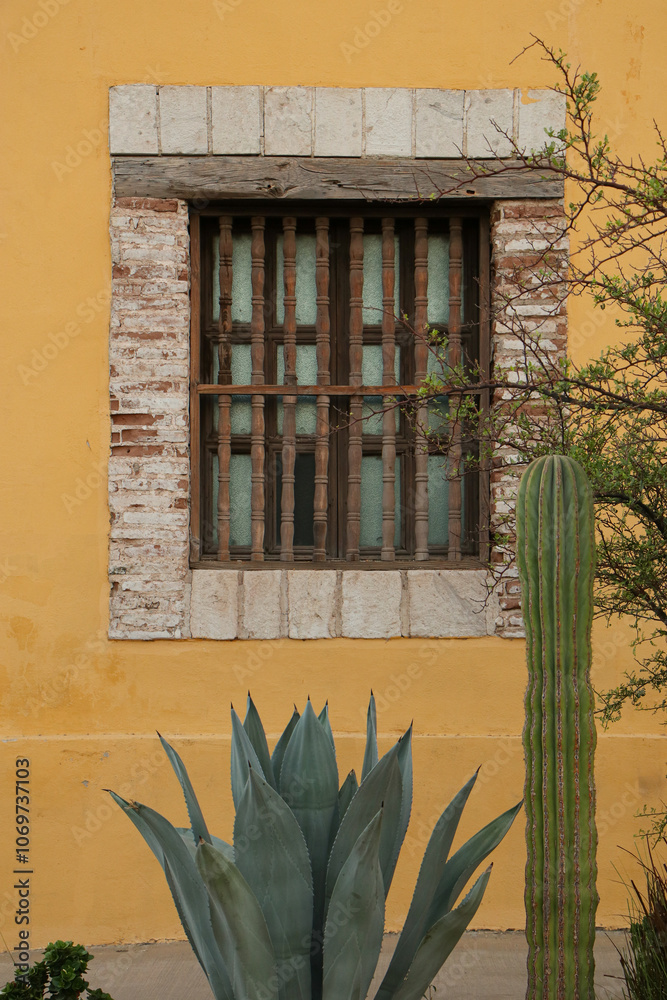 Ventana en Loreto BCS, México