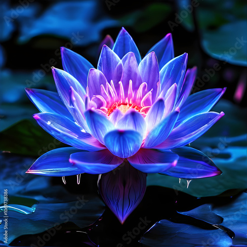 lotus flower in the pond