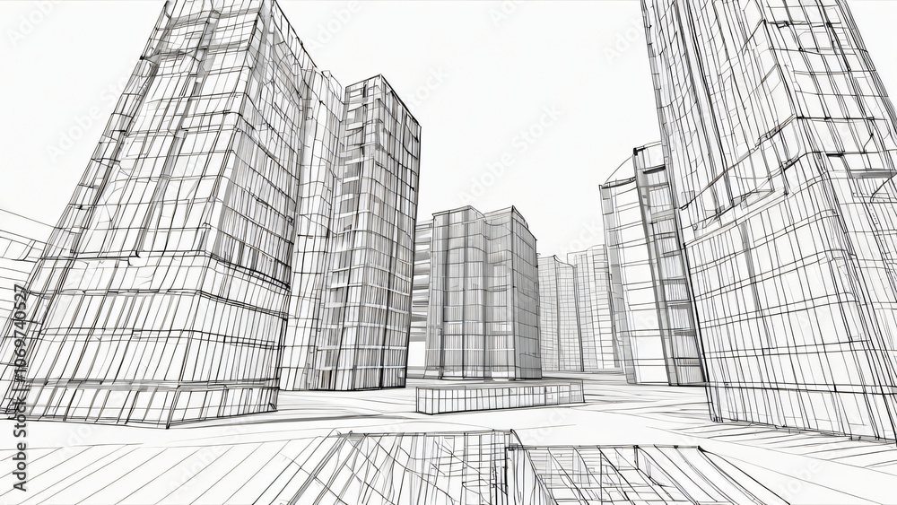 sketch of building sketch of building