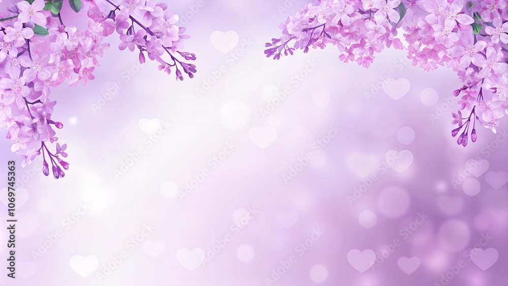 lilac branch with background lilac branch with background