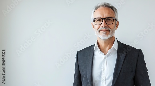 Confident Mature Man in Professional Attire