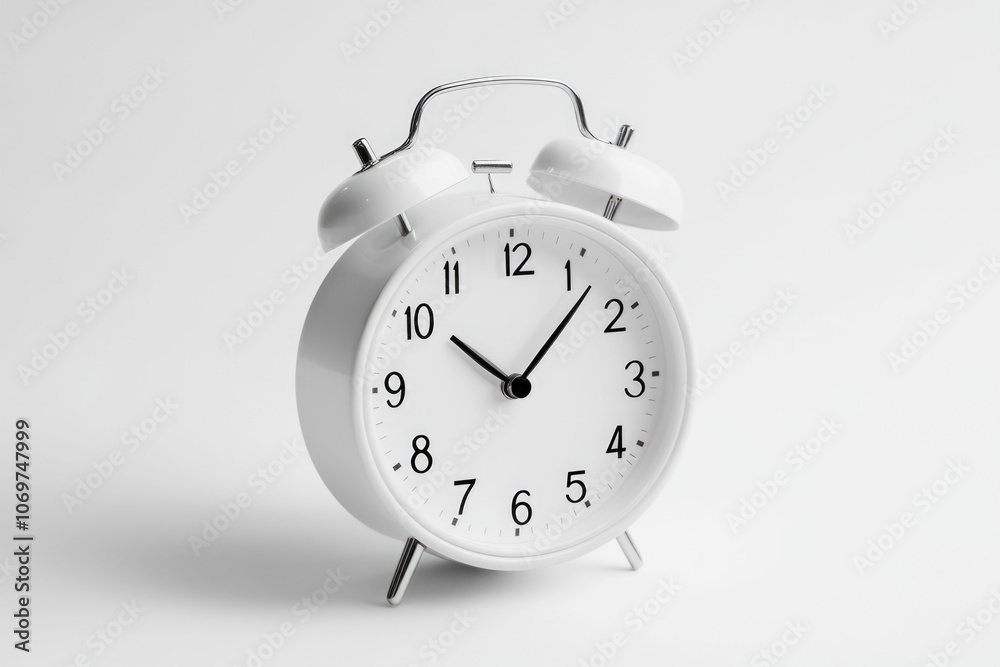 White Alarm Clock