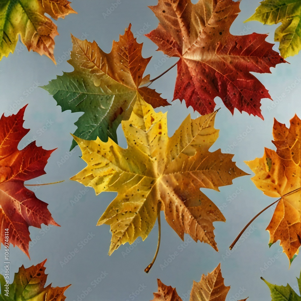 Obraz premium autumn leaves background