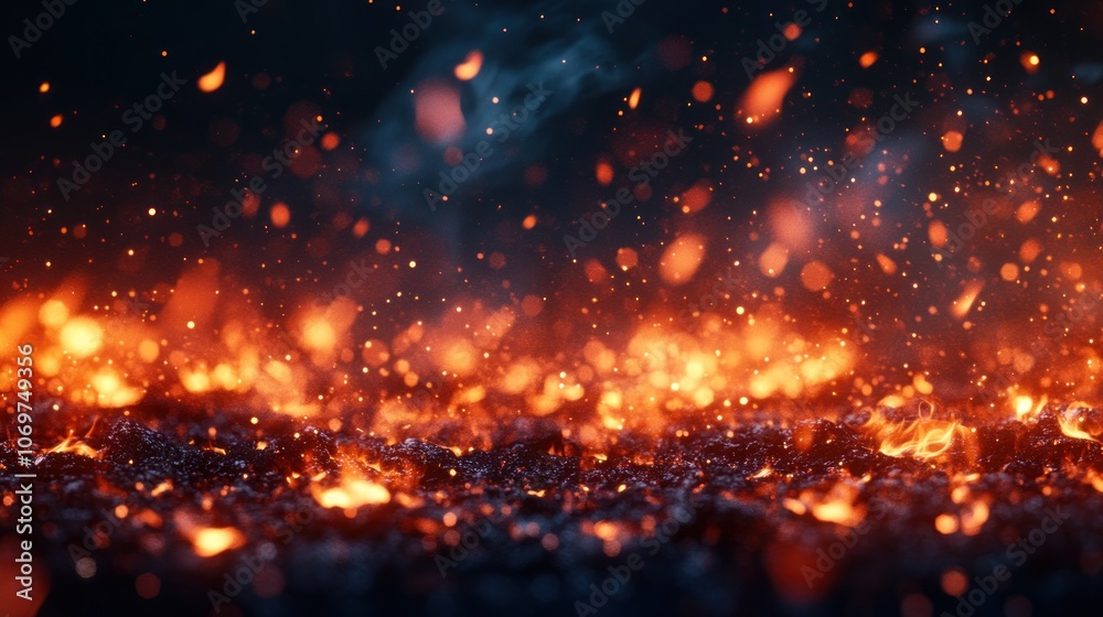 Fiery Embers and Sparks